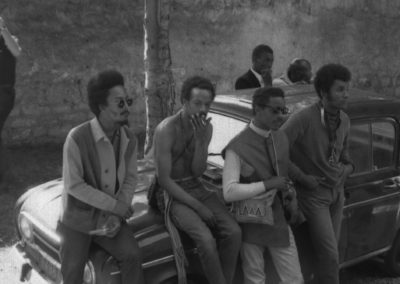 Lester Bowie, Joseph Jarman, Roscoe Mitchell et Anthony Braxton. American center, Paris, 27 juin 1969