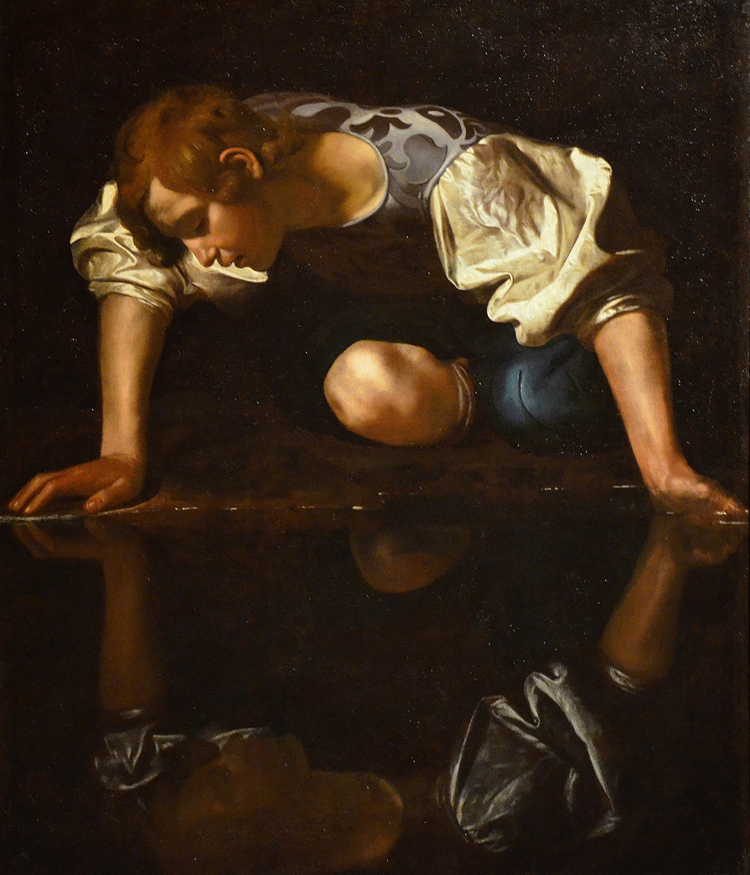 Narcissus © Caravaggio (circa 1597–1599)