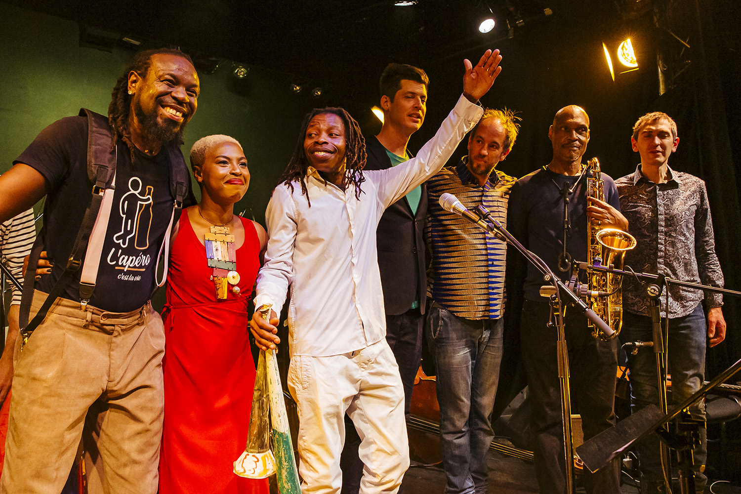 Claude Saturne, Jehyna Sahyeir, Kebyesou, Ches Smith, Thomas Julienne, Thurgot Theodat, Andrea Compagnolo © Margaux Rodrigues